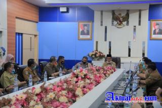 Pjs.Bupati Rohul Bahas Penyamaan Persepsi Covid-19 Yang Mengacu Kepada Permenkes RI Revisi V